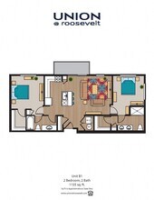B1 2x2 - Phase II 517 floor plan